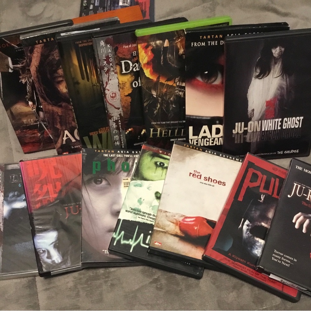 14 assorted Asian Horror Movies DVDs